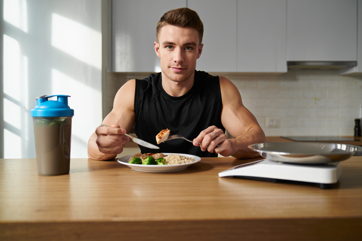 Repas équilibré et protéiné